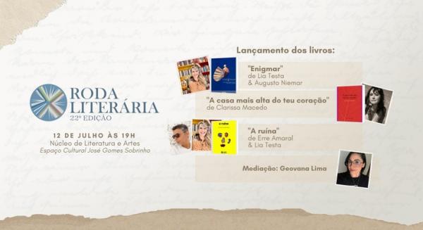 Encontro de escritores e lançamento de livros marcarão 22ª edição na quarta, 12