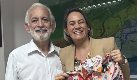 Secretária de Comunicação de Palmas recebe Walter Nordestino e reforça apoio à valorização da cultura nordestina