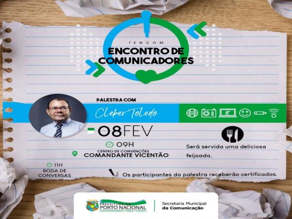 Secretaria da Comunicação de Porto Nacional realiza I Encontro de Comunicadores