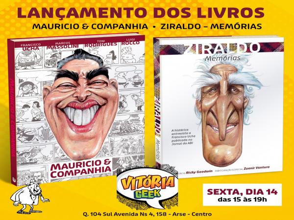 Conheça Mauricio de Sousa e Ziraldo por outros ângulos