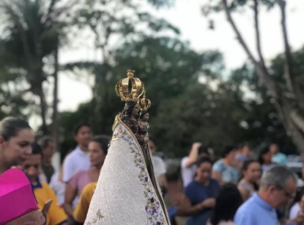 Imagem de Nossa Senhora de Nazaré estará em Palmas nesta semana para a programação do Círio 2022