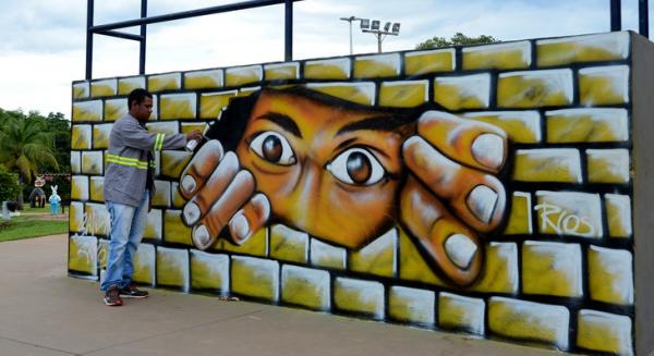 Grafiteiro de Palmas é convidado para participar em evento na Argentina e diz que irá levar cultura local