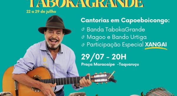 Festa TabokaGrande com encontros dos bonecos gigantes em Taquaruç