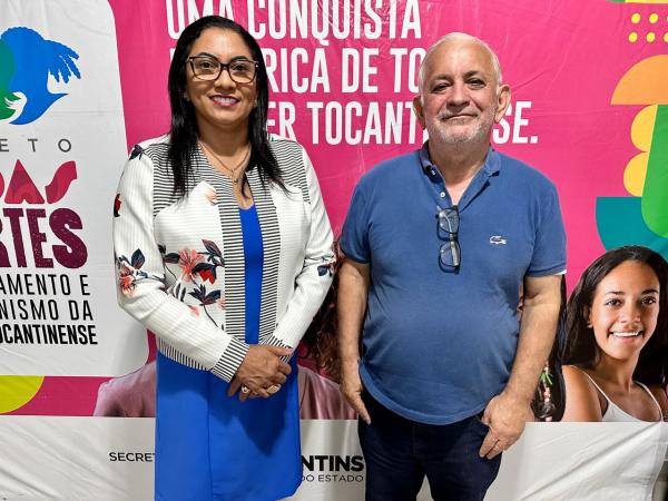 Secretária da Mulher recebe lider Walter Nordestino e discutem benefícios para Região Sul de Palmas