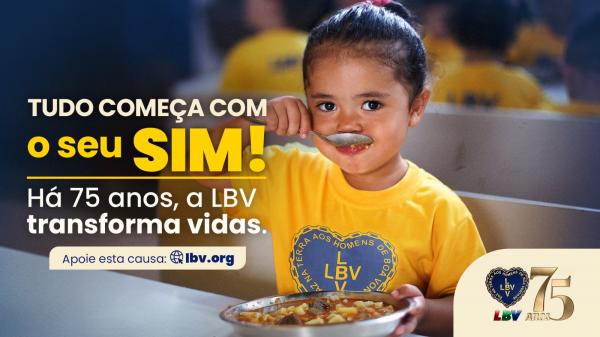 O seu SIM alimenta, aquece e transforma vidas!