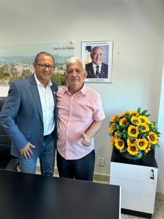 Walter Nordestino se reúne com secretário de Governo de Palmas para tratar da Feira Nordestina e outras pautas importantes