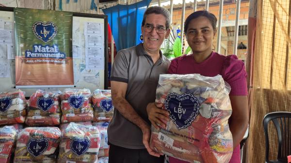 Caravana Solidária de Natal da LBV chega em Tocantins com mais de SETE TONELADAS em doações