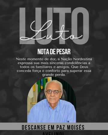 Nota de Pesar — Moisés Nogueira Avelino